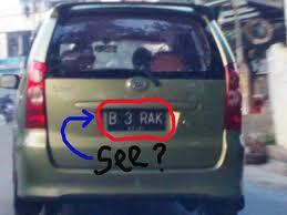 plat mobil......????