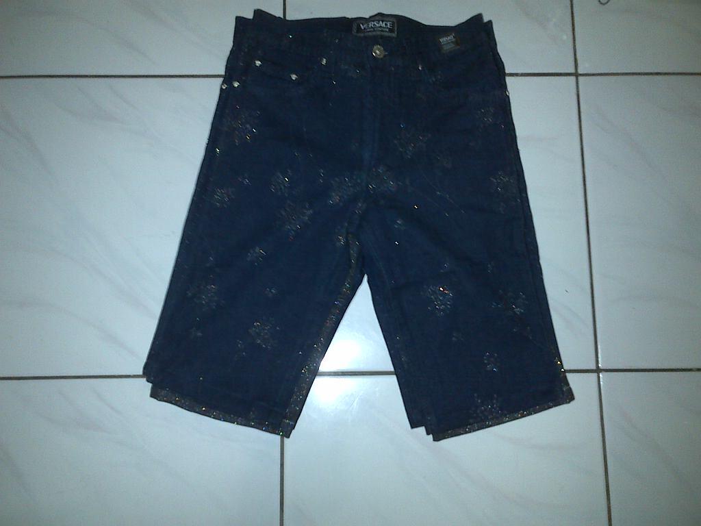 Terjual CELANA  JEAN  VERSACE  stretch CEWEK 3 4 MURAH 