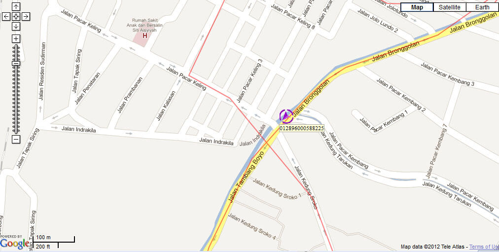 GPS Tracker lacak mobil TK103-2