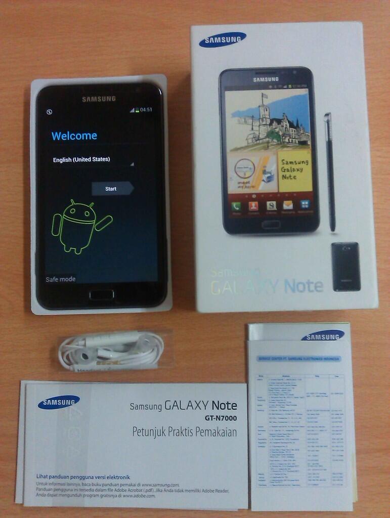 Terjual Samsung Galaxy Note Gt N7000 Black 98 Mulusss Kaskus