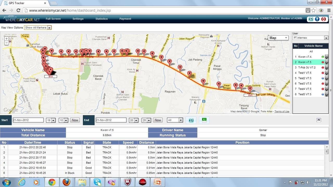 GPS TRACKER / Pelacak Kendaraan