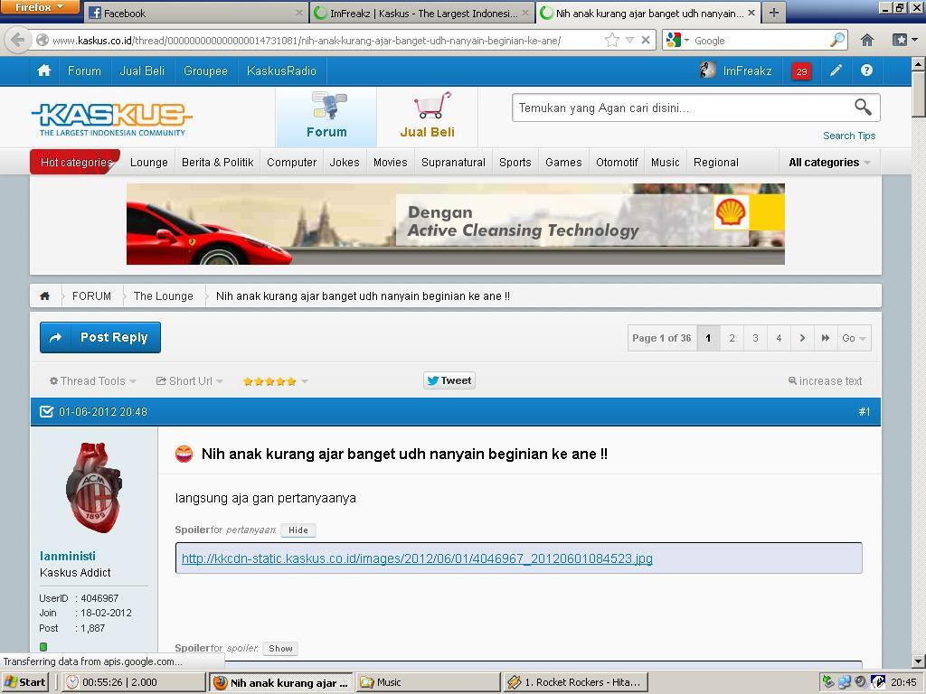 Kaskus dah kaya Facebook aja Gan