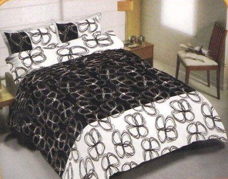 SPREI BELLADONA BLACK & WHITE 180X200 (KING)