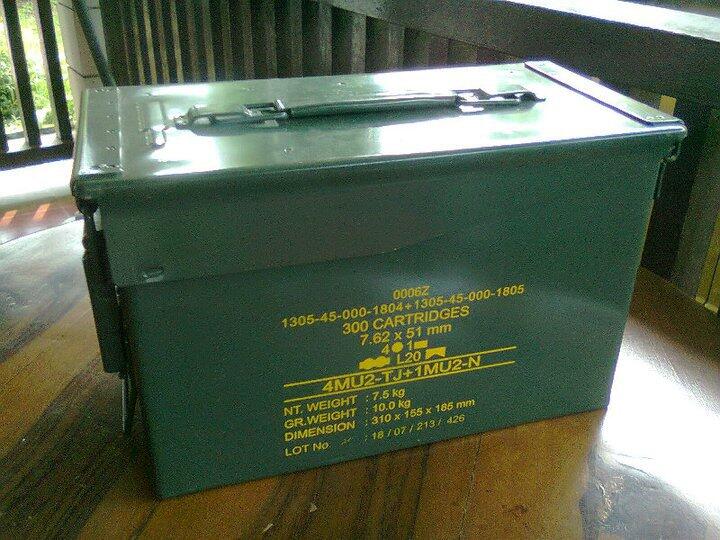 Tool box / Kotak peluru ex pindad