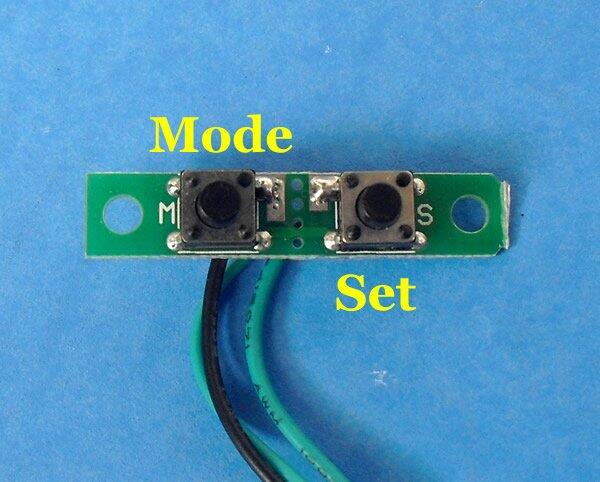 Digital MiNi WaterProof 3-IN-1 VoltMeter +TimeClock +Temperature DC 12V-24V BLUE LED