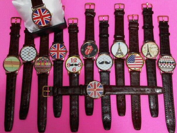JAM TANGAN VINTAGE 60K MUSTACHE EIFFEL TRIBAL CEKIDOT