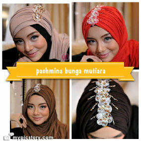 ailifcollection pasmina bunga mutiara