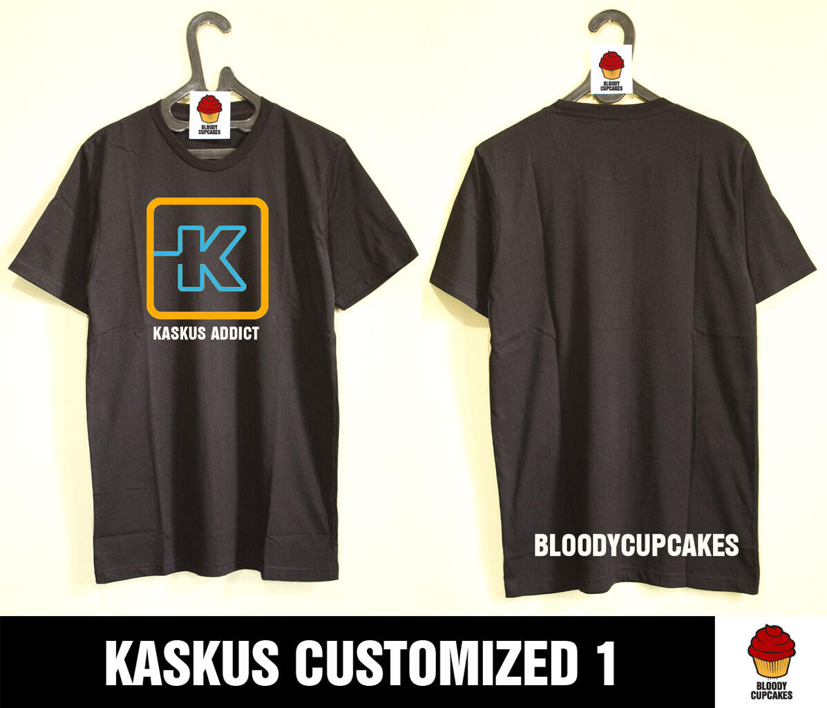 BLOODYCUPCAKES - KASKUSER CUSTOM T-SHIRT