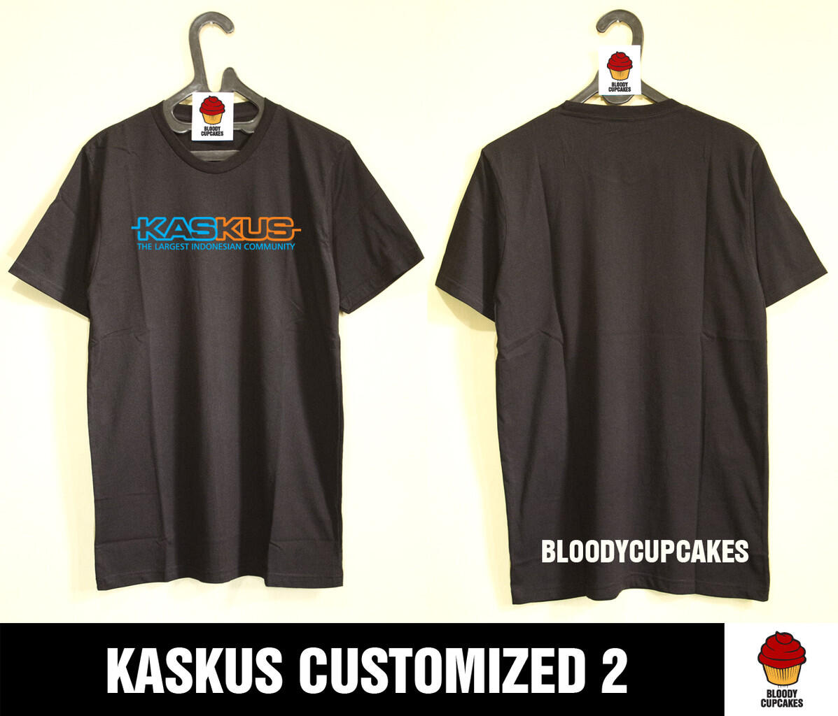 BLOODYCUPCAKES - KASKUSER CUSTOM T-SHIRT