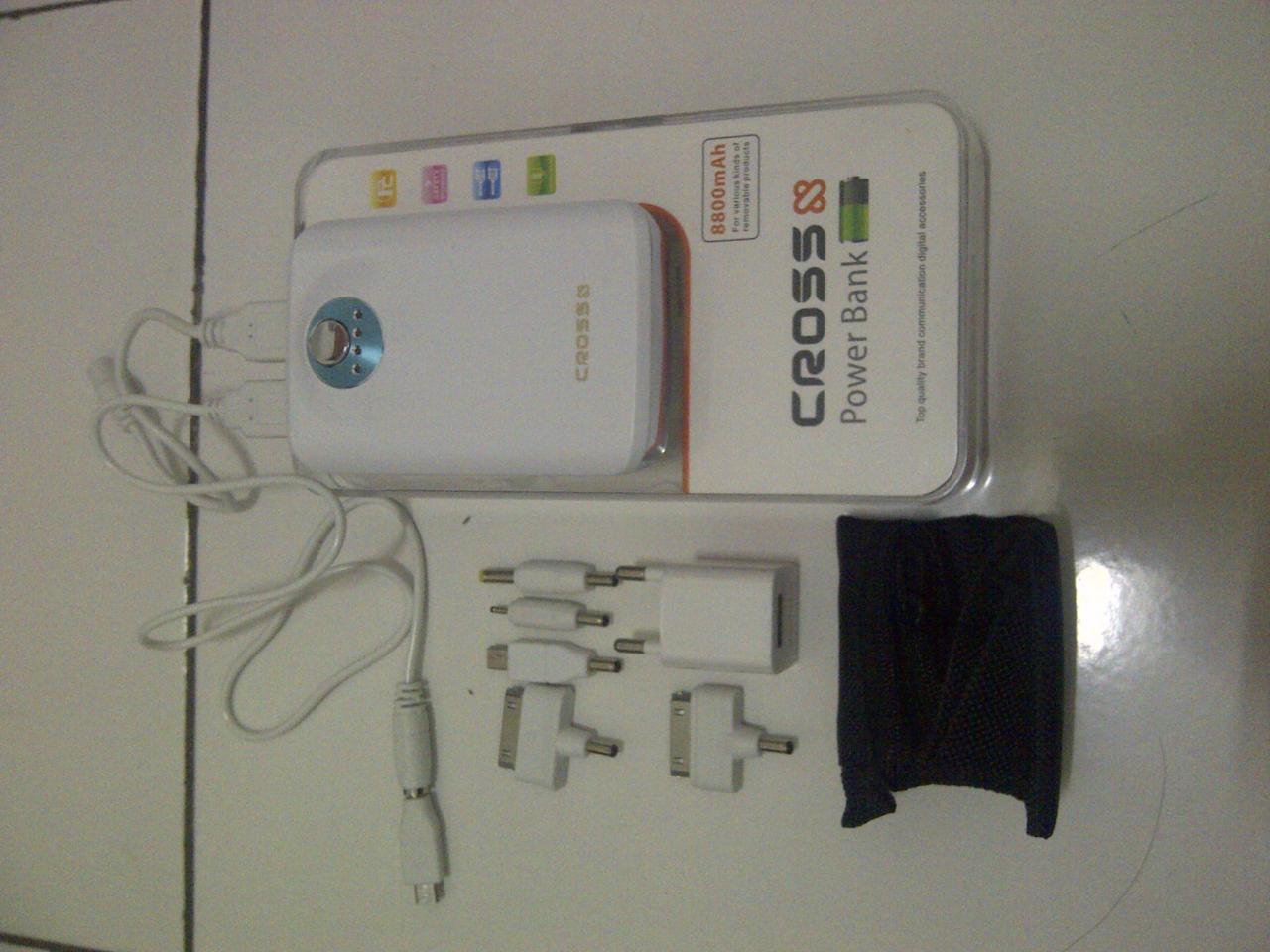 POWERBANK Cross 5800mah,8800mah,11200mah,12800mah