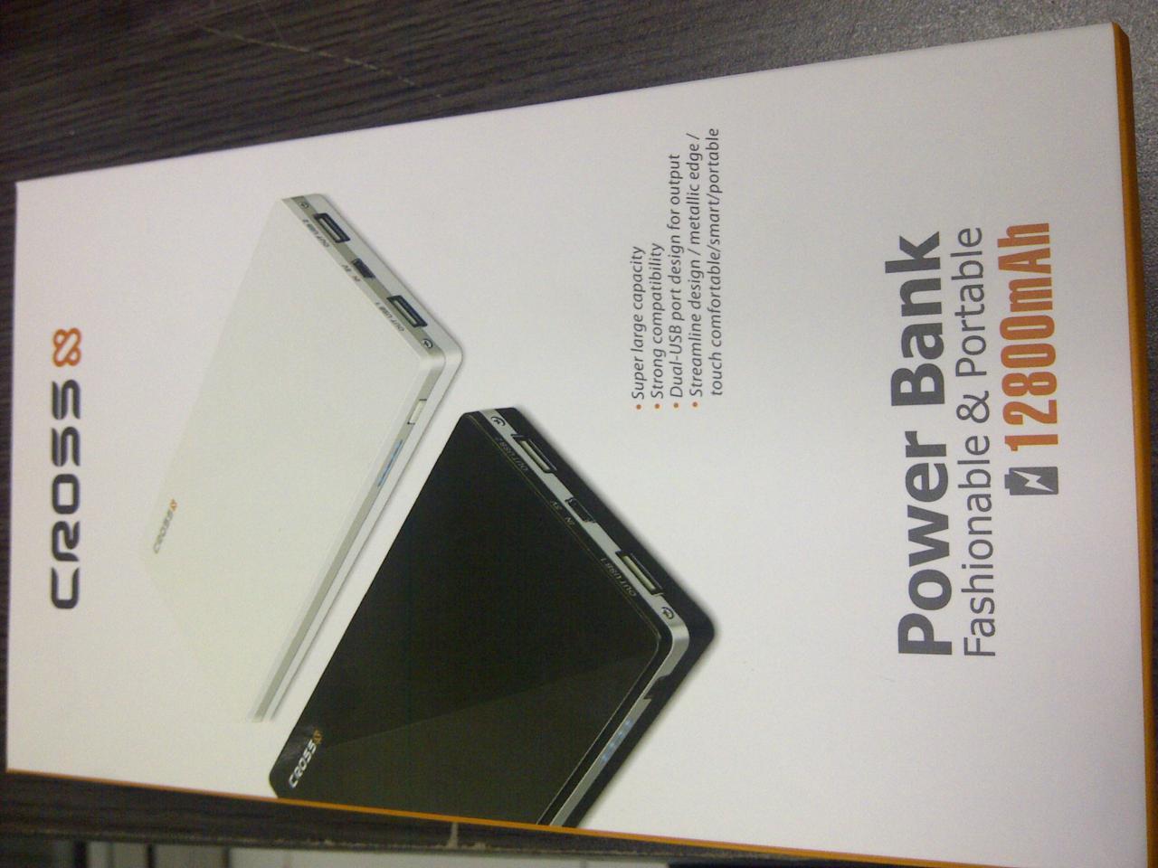 POWERBANK Cross 5800mah,8800mah,11200mah,12800mah