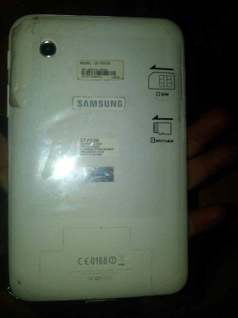 Samsung galaxy tab 2 16 Gb P3100 murah gan....