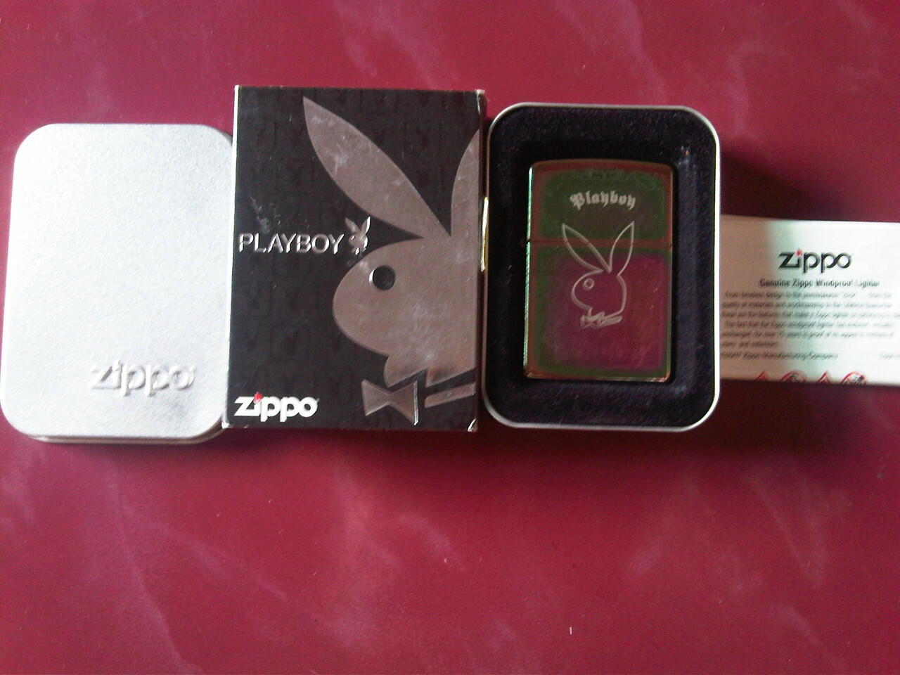 zippo playboy 24447 Spectrum Finish