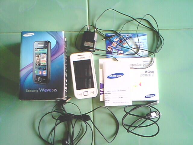 WTS Samsung wave 575 3G baru 5 bulan garansi resmi