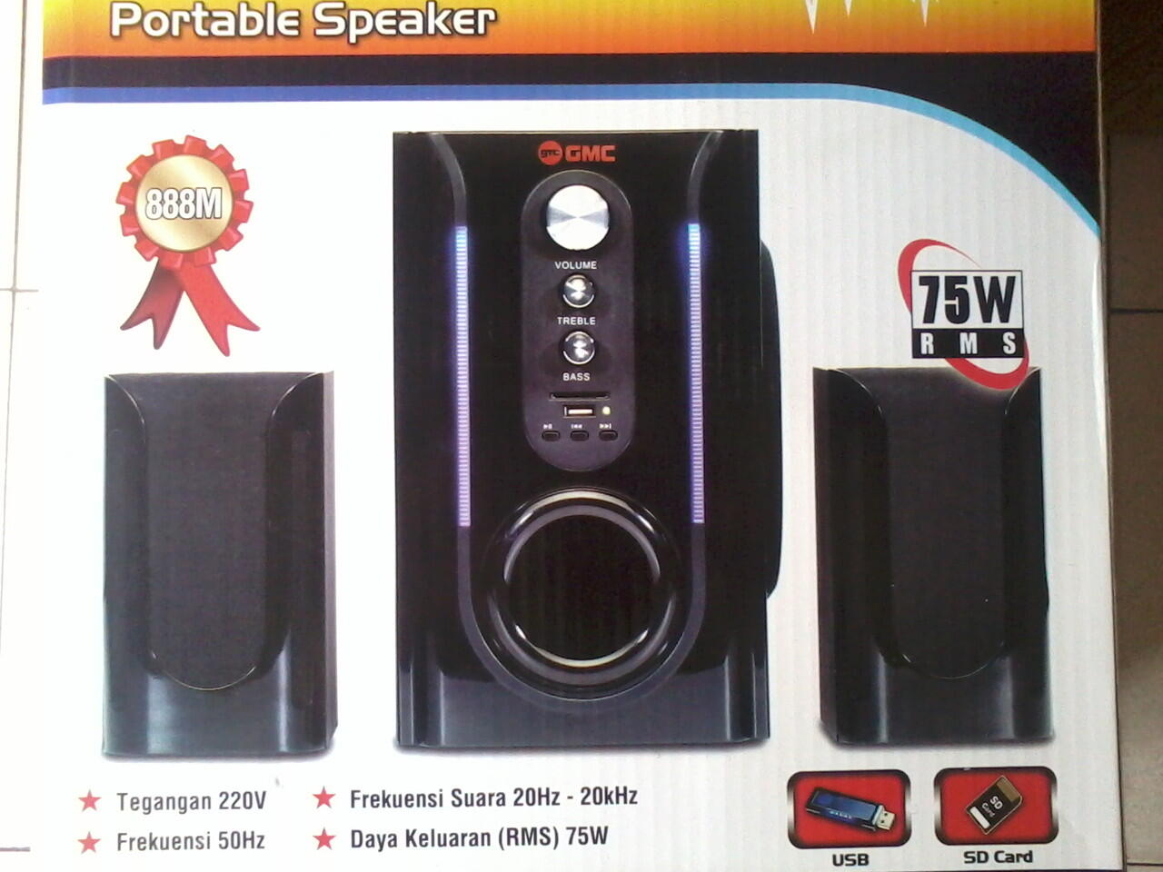 speaker gmc 888m