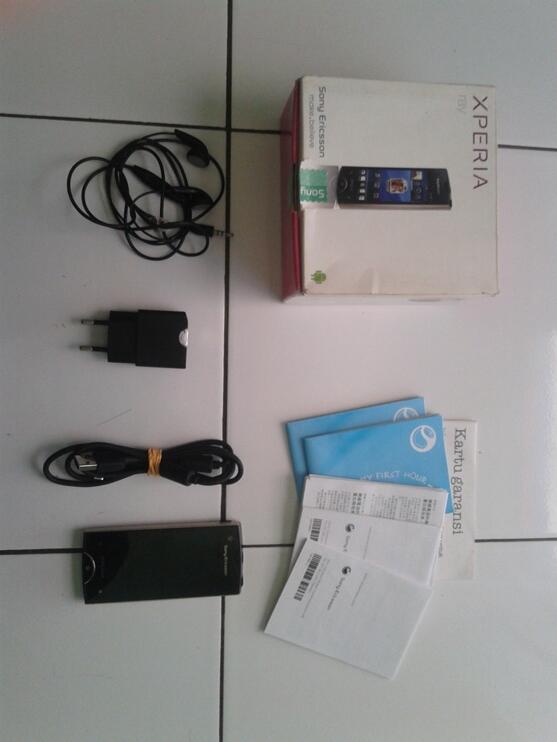 Xperia Ray Gold Fullset