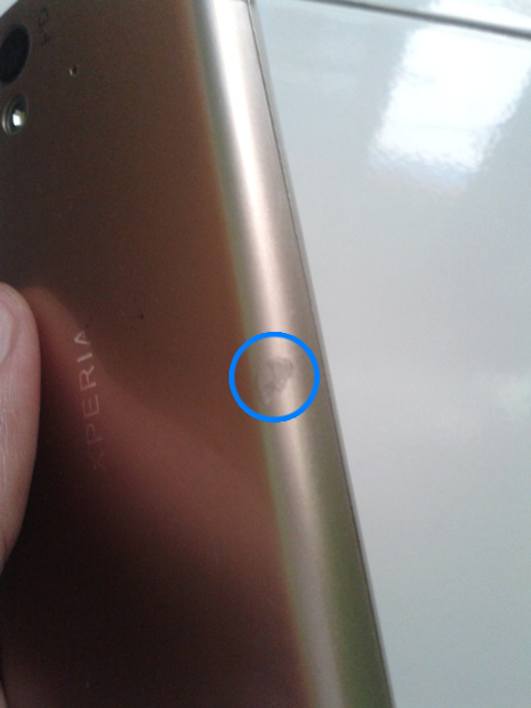 Xperia Ray Gold Fullset