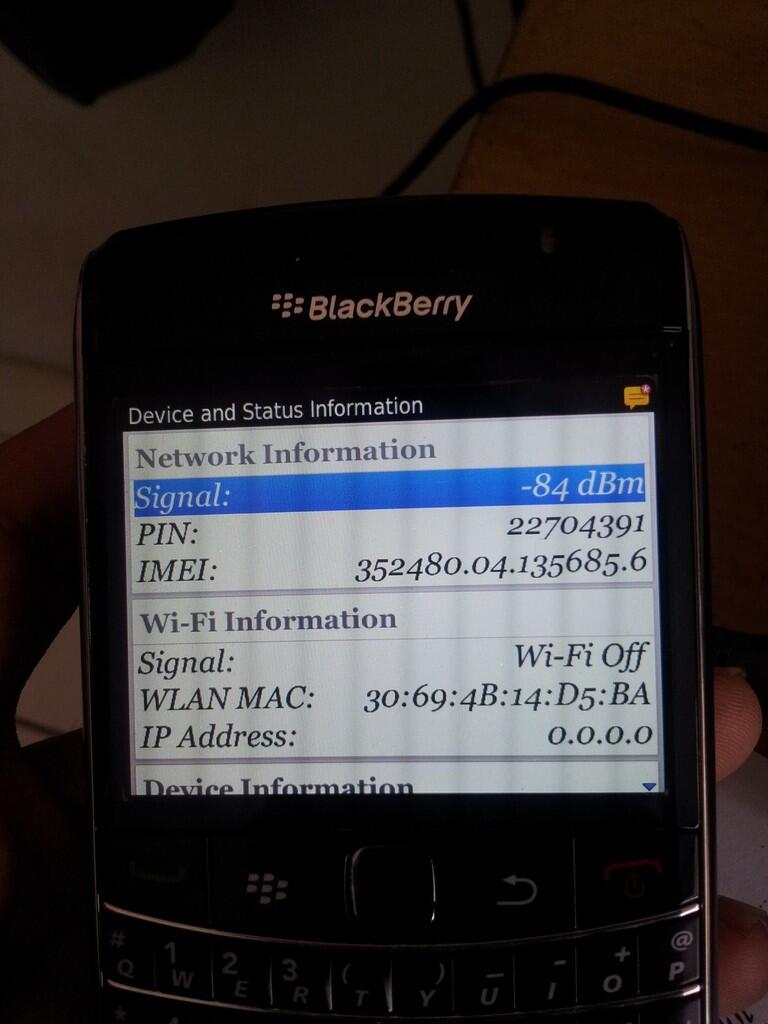 Black Berry 9700