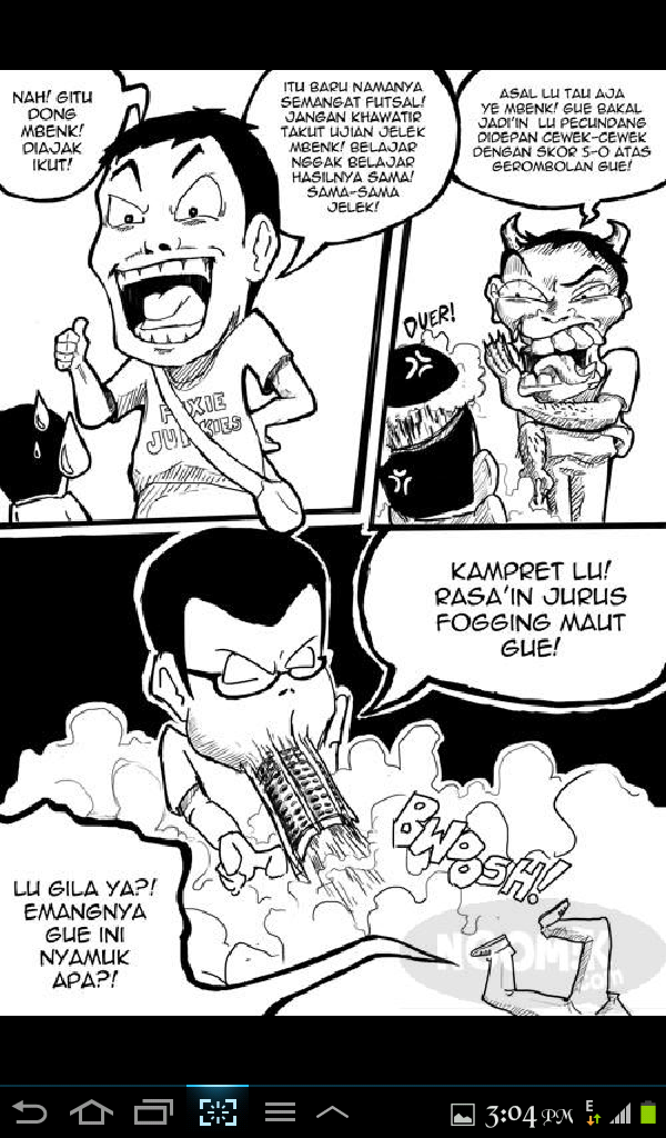 komik ngakak ujian akhir skripsi