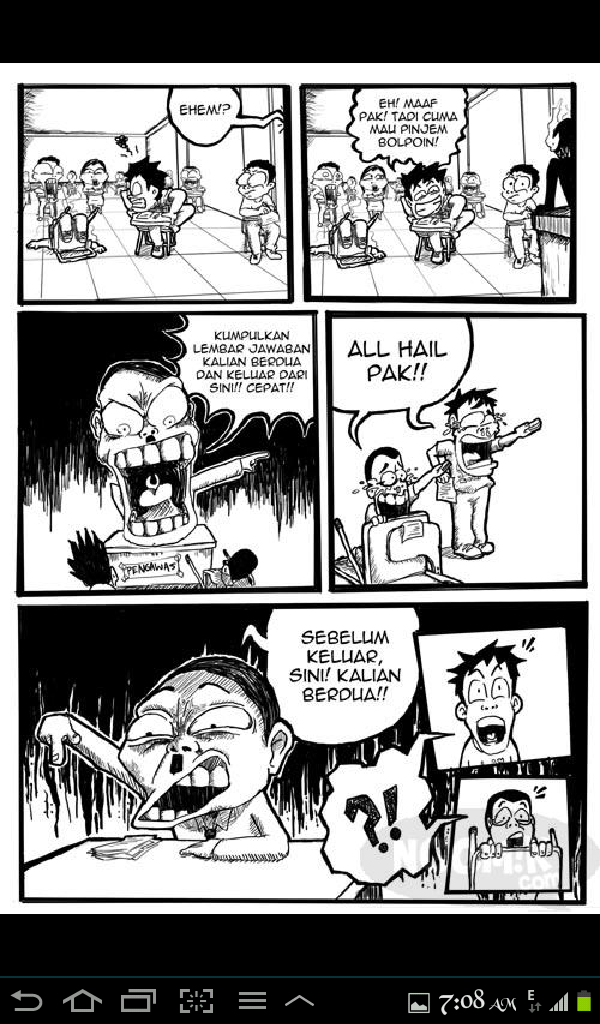 komik ngakak ujian akhir skripsi