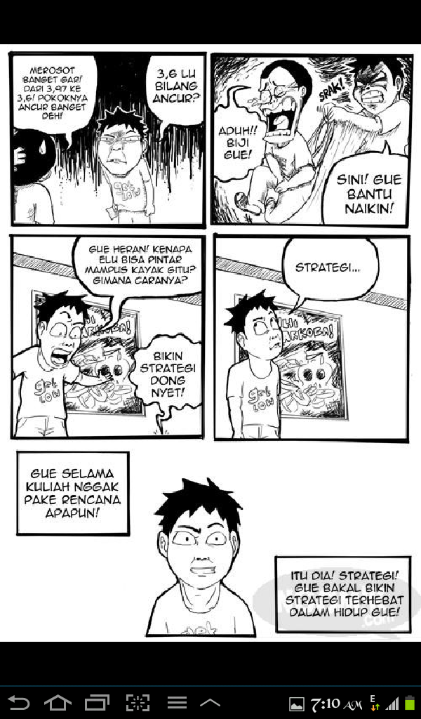 komik ngakak ujian akhir skripsi