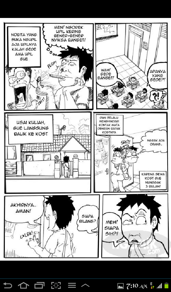 komik ngakak ujian akhir skripsi