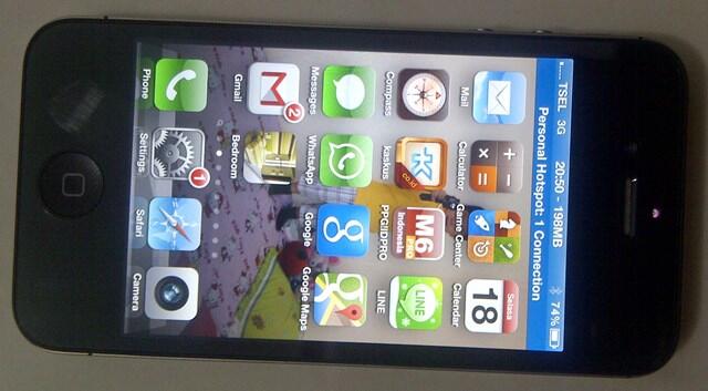 IPHONE 4S 32GB FU Black Telkomsel