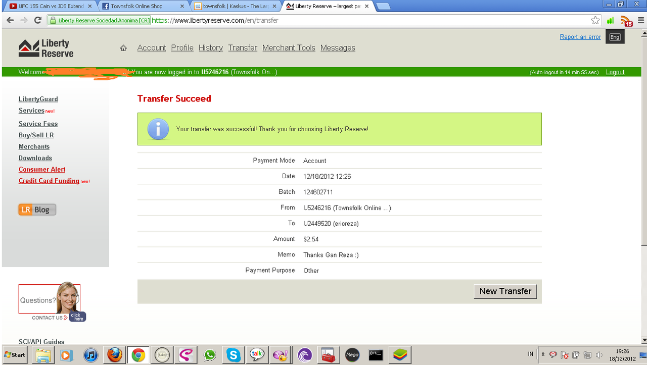 - TONWSFOLK - Feedback / Testimonial / Transaction List