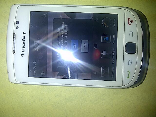 blackberry torch 9800 white bless istimewa