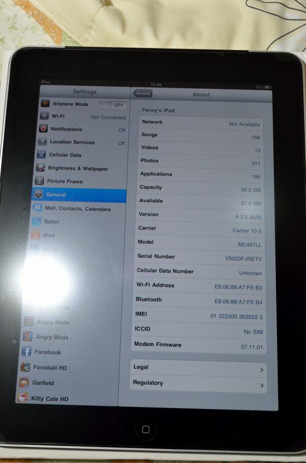 FS Ipad 1 64GB + 3G, MURAH