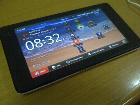 tablet gsm huawei ideos s7 201 slim fullset mulus jual cepat siap COD (bandung)