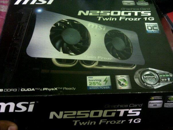 MSI GTS 250 Twin Frozr 1 GB
