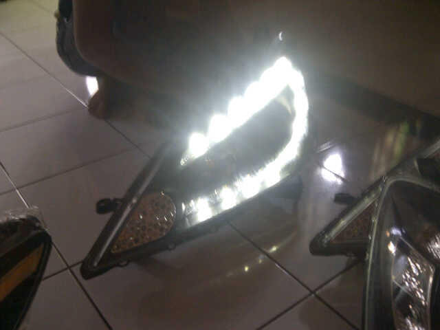 Berbagai macam Headlamp angel eyes baru maupun custom