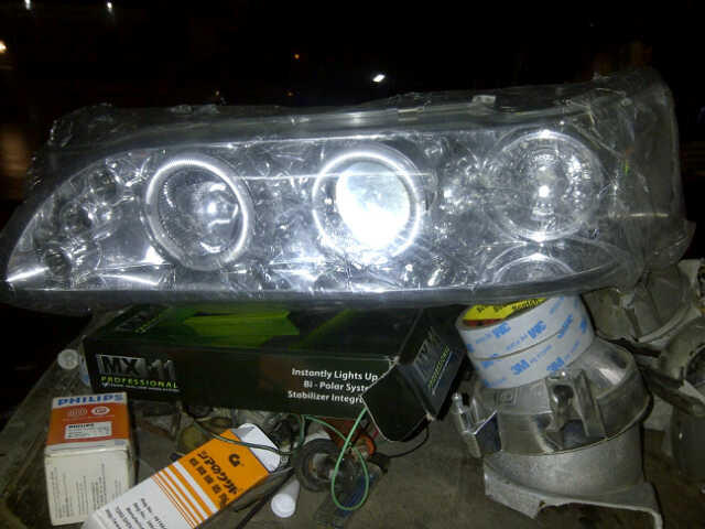 Berbagai macam Headlamp angel eyes baru maupun custom