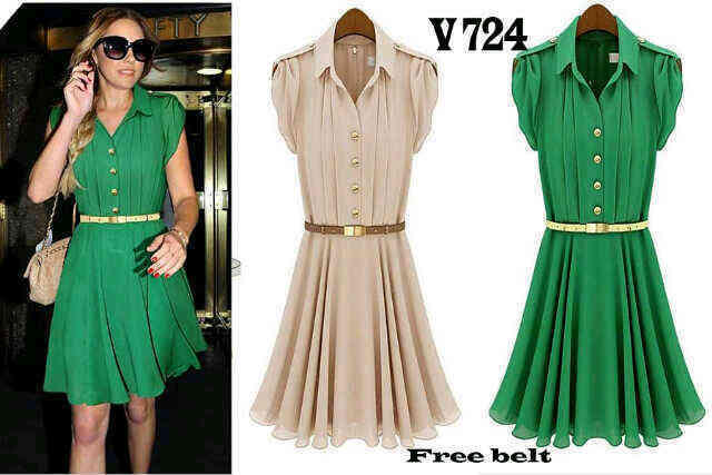 Jual Dress warna cream
