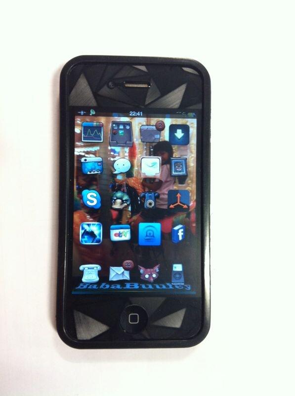 Jual Iphone 4G 16 GB Black Mint condition