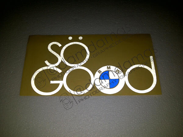 Stiker (decal) Mercedes, BMW, Toyota Crown, dll