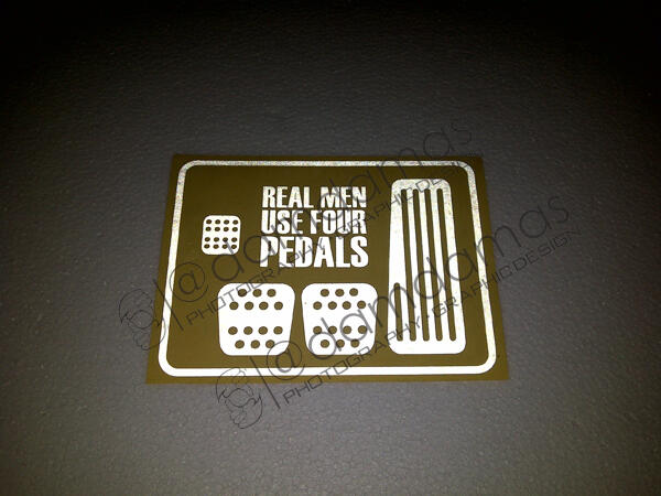 Stiker (decal) Mercedes, BMW, Toyota Crown, dll