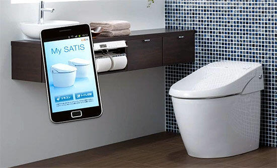 Unik, Toilet Bisa Dikendalikan dari Android 