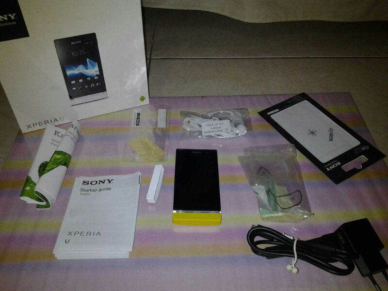 sony xperia u kondisi mantap 98% white