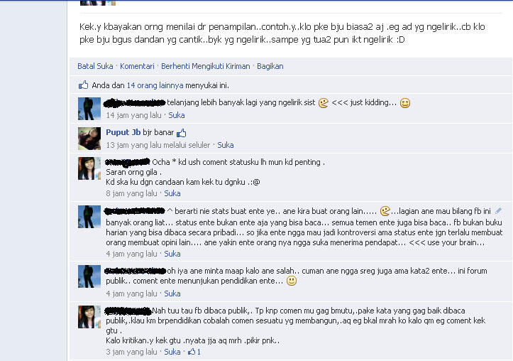 GAN ANE MINTA PENDAPAT NYA... SALAH KAH ANE 