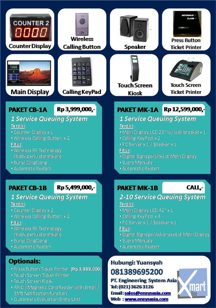 Ensys Jual Queueing System
