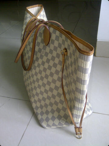 tas LV neverfull azzure authentic