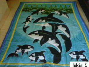 BED COVER MOTIF LUKIS BALI