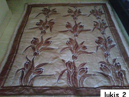 BED COVER MOTIF LUKIS BALI