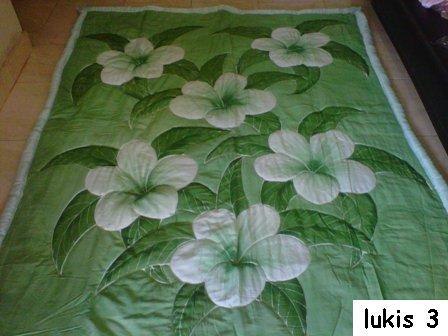 BED COVER MOTIF LUKIS BALI