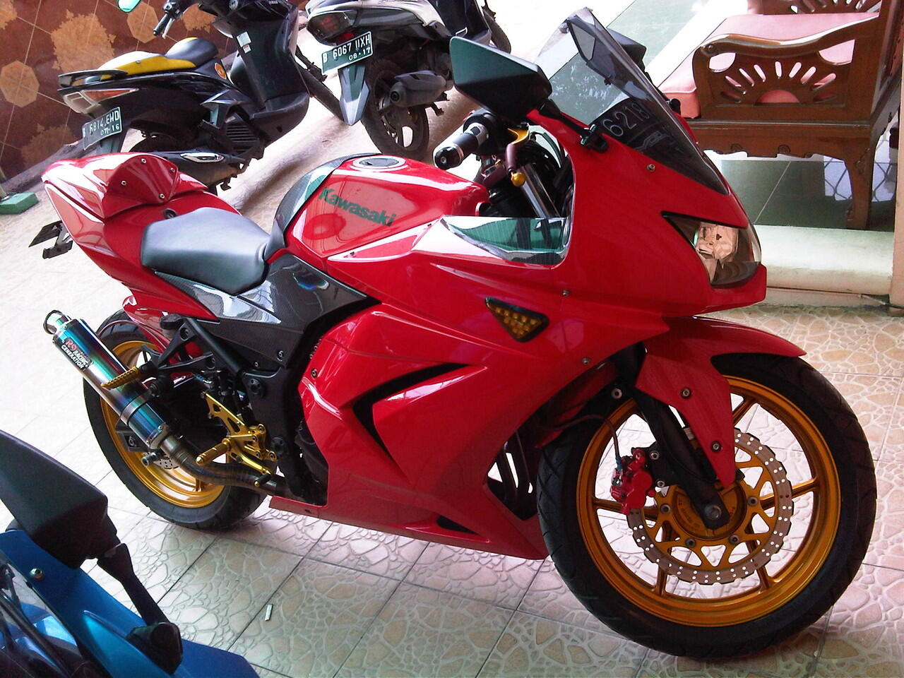 Cari FS Kawasaki Ninja 250 Merah Modif 2008 KASKUS