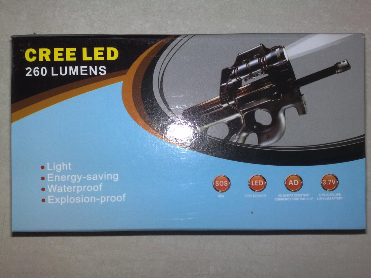 Senter CREE ZOOM Q5 UltraFire(General) MINI X8022 3Mode Paket Komplit