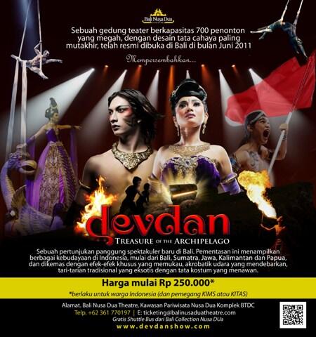 Ayo Nonton DEVDAN di Bali Nusa Dua Teater!