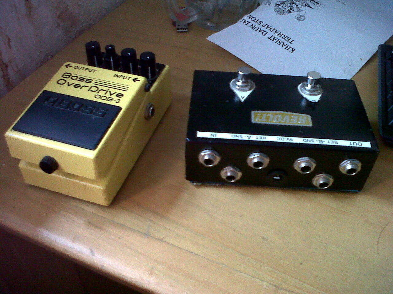 Boss ODB-3 Bass Overdrive & Looper switcher AB Revolt